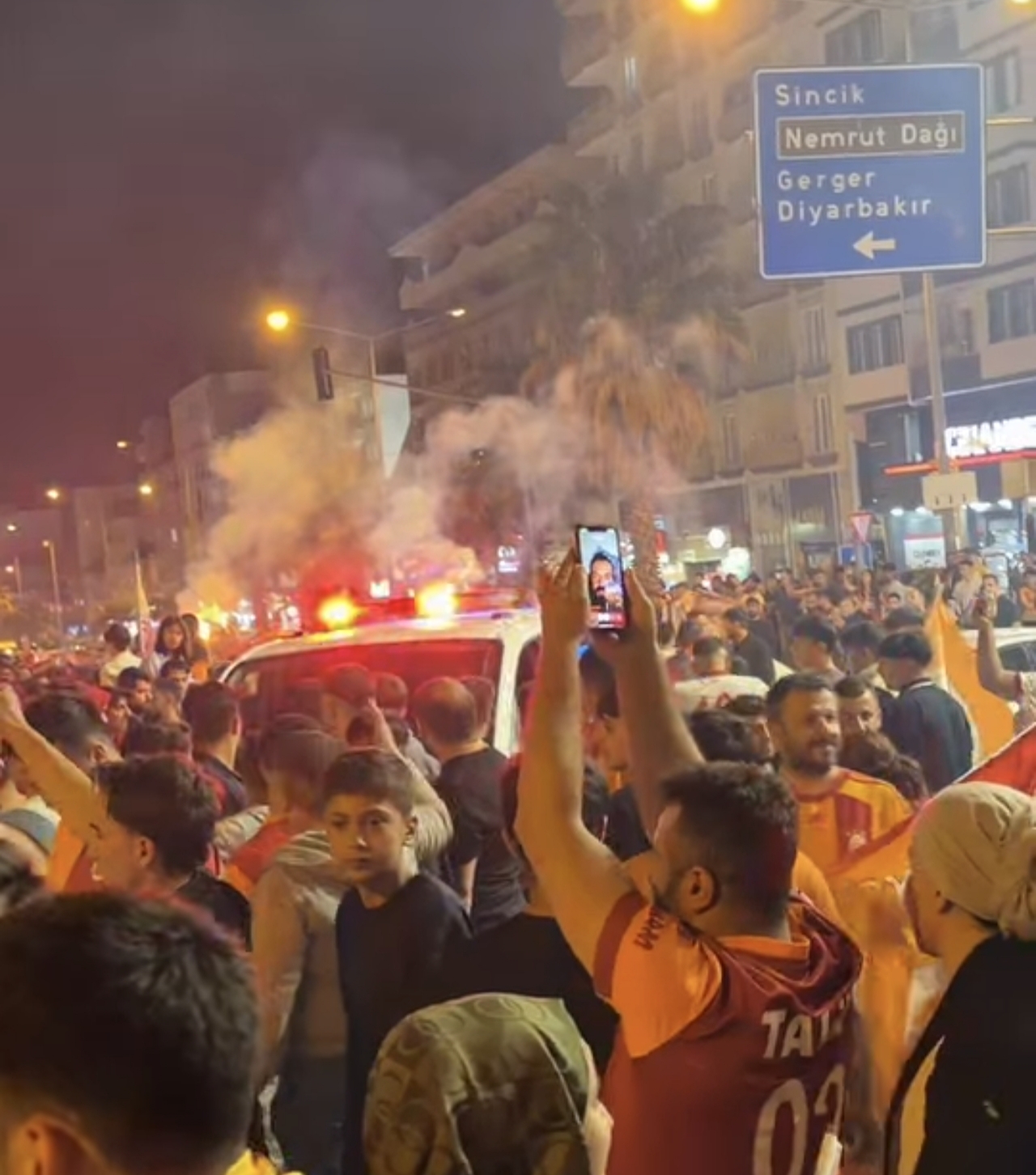 Kahta'da Galatasaray Şampiyonluk Kutlaması