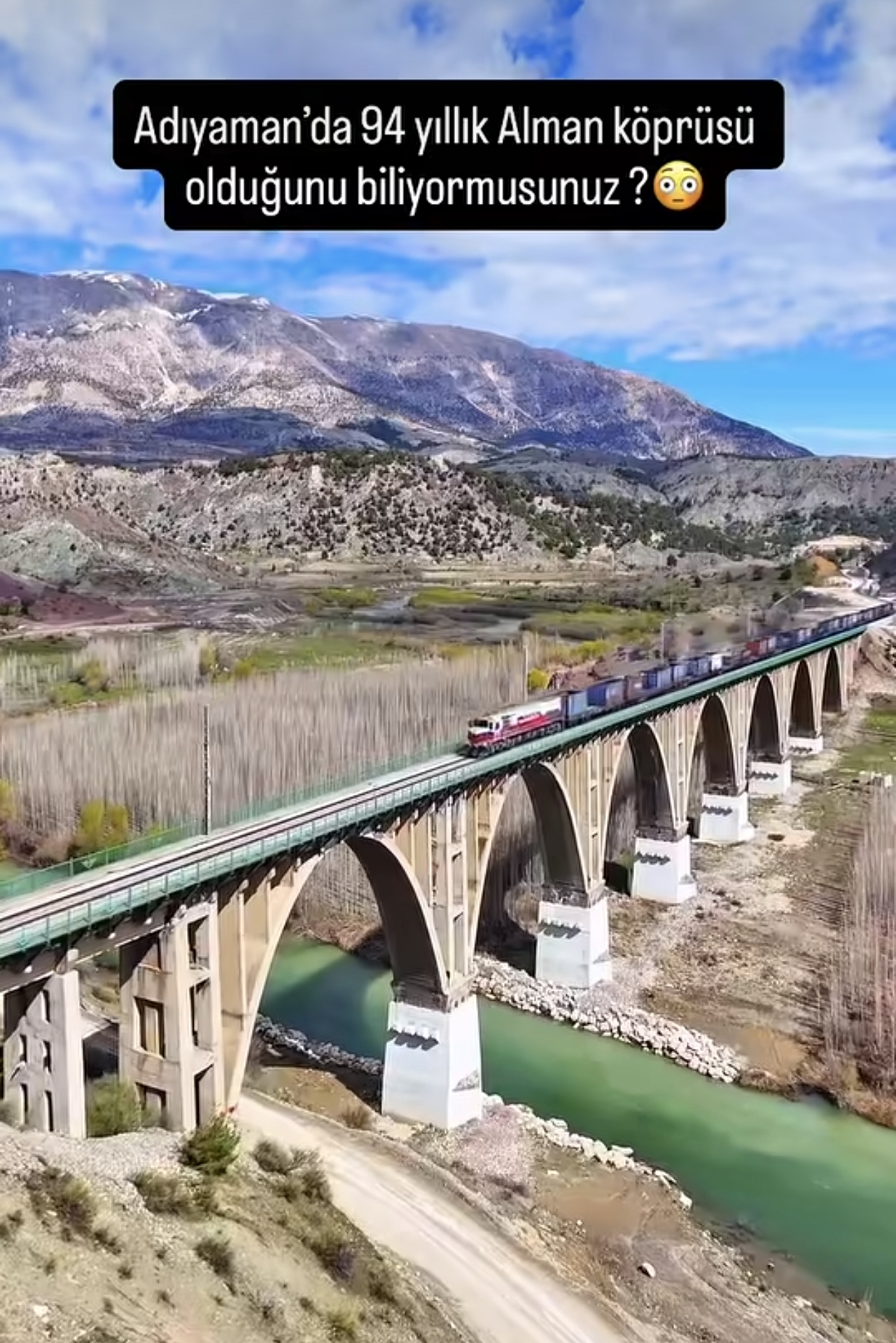 Adıyaman'da Alman Mühendisliği Harikası Köprü