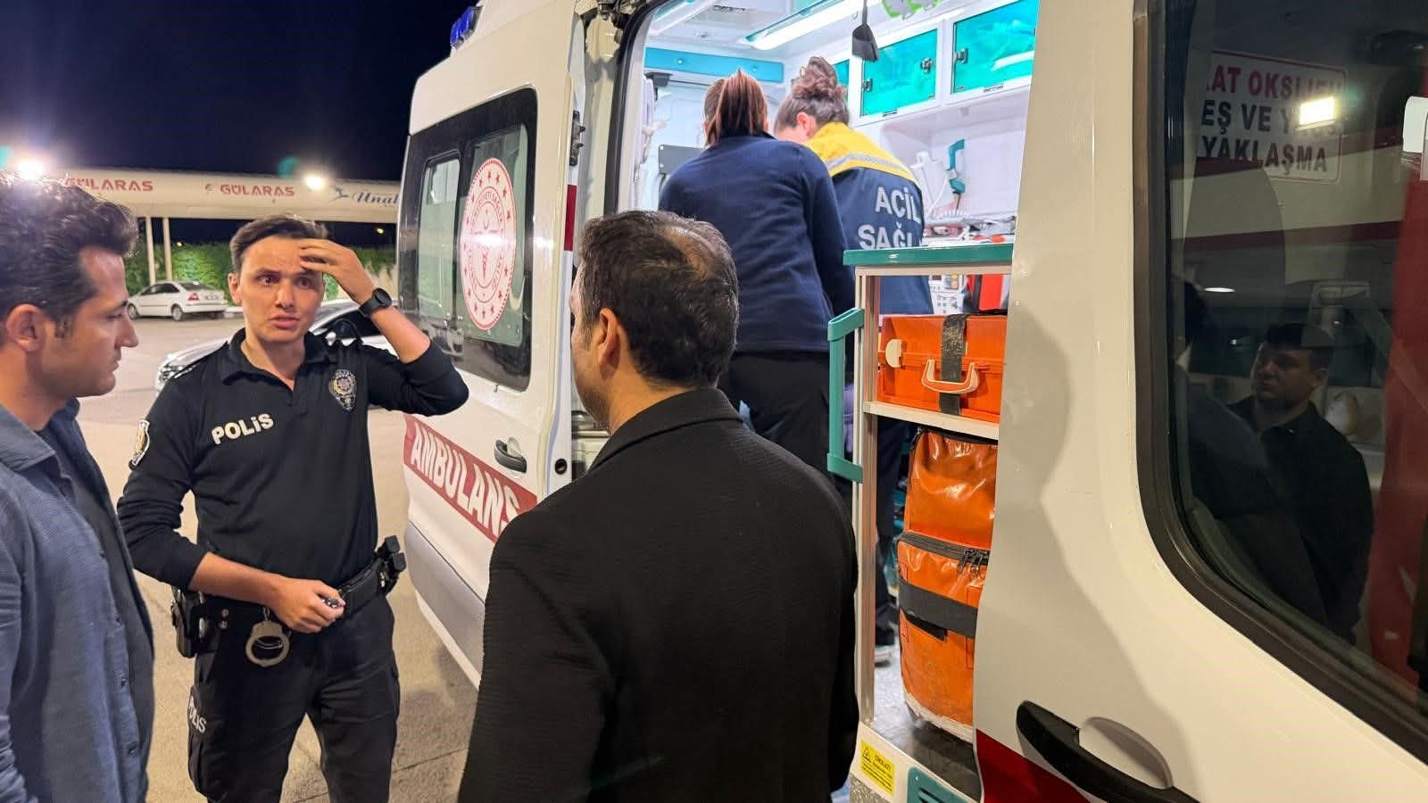 Adıyaman Otogarda Kendine Zarar Verdi