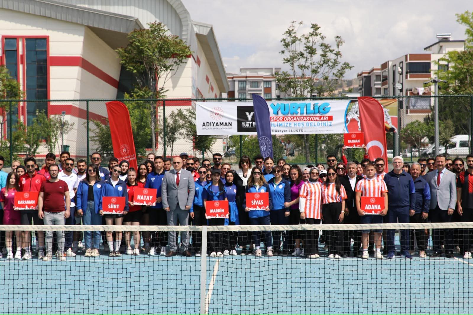 YURTLİG Tenis Şampiyonası Adıyaman'da Başladı