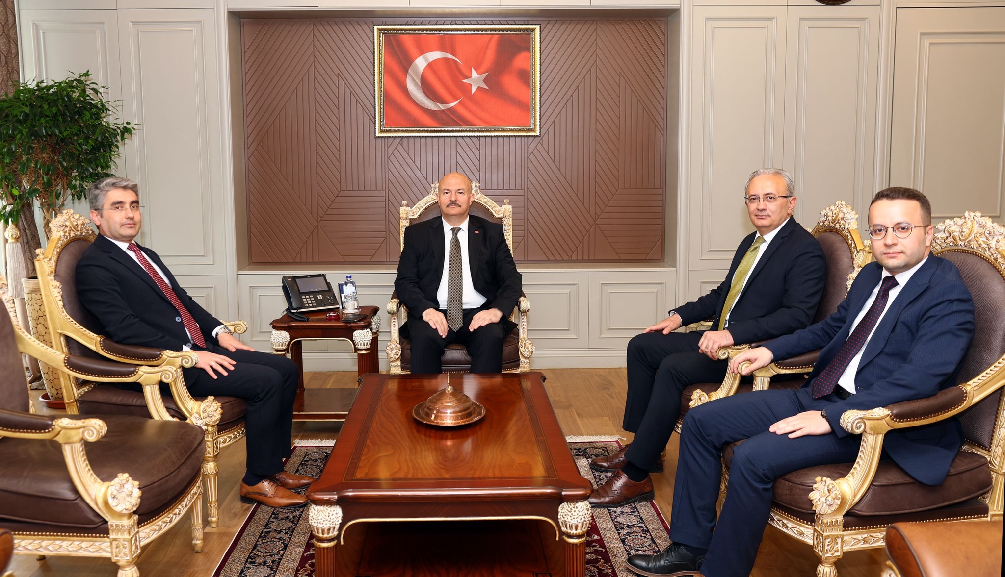 Adli ve İdari Yargı Başkanlarından Vali Küçük'e Ziyaret