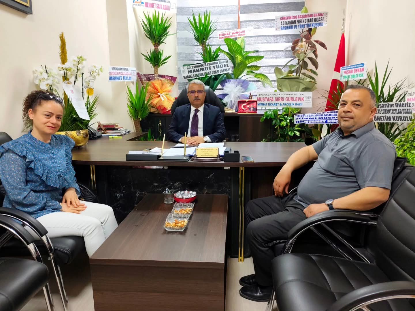 Esnaf Odaları Başkanlarından Karşılıklı Ziyaret