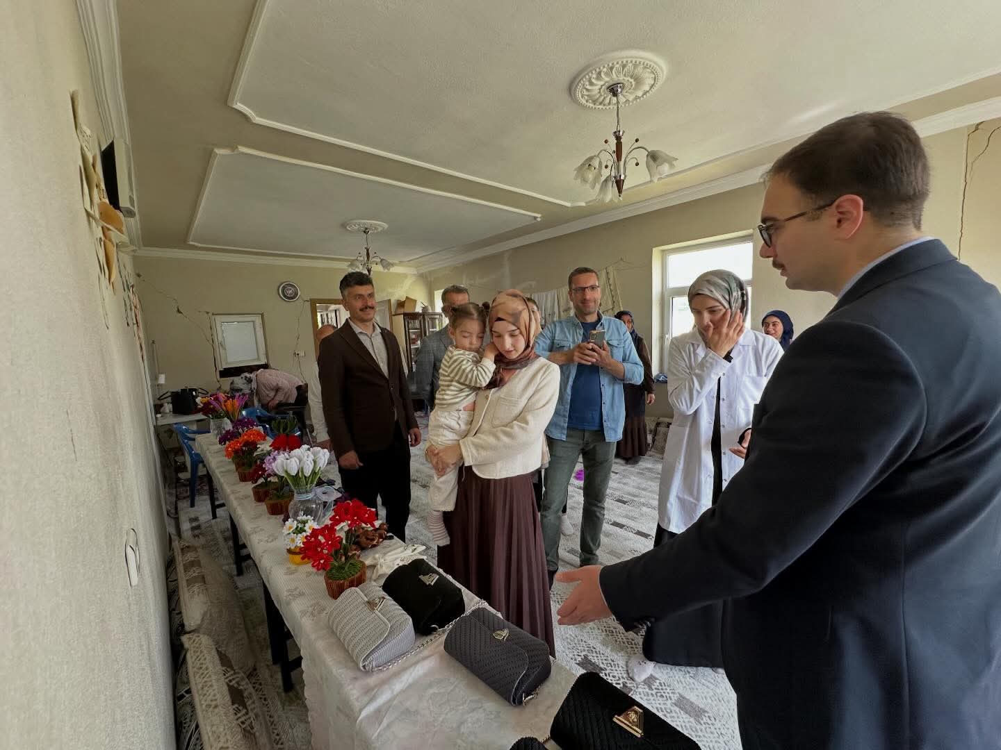 Sincik Halk Eğitim Kurslarına Kaymakam Ziyareti