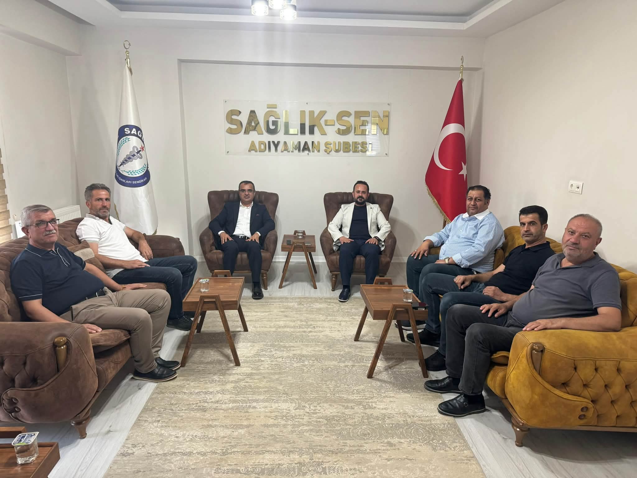 Büro-Memur-Sen'den Sağlık-Sen Adıyaman Şubesine Ziyaret
