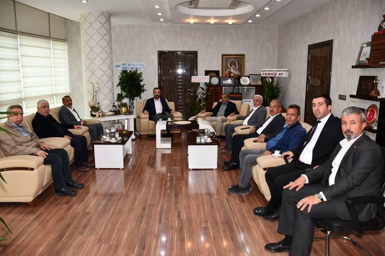Adıyaman Gazeteciler Cemiyeti'nden ATSO'ya Hayırlı Olsun Ziyareti