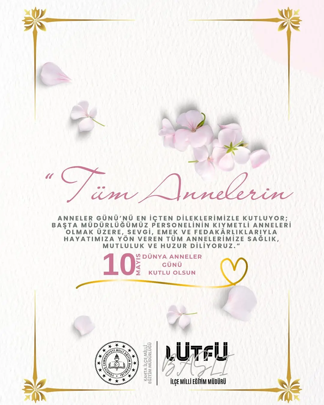 Anneler Günü Kutlaması - Şehit Anneleri ve Öğretmen Anneler Unutulmadı