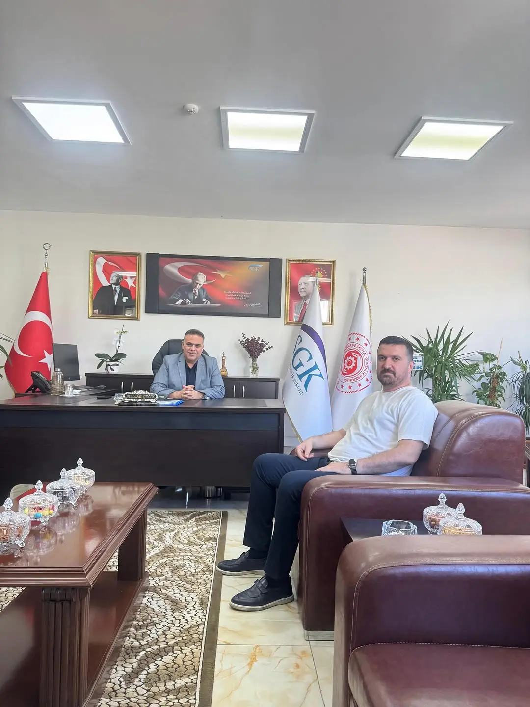 Kahta 02 Spor Kulübü'nden SGK İl Müdürlüğüne Ziyaret