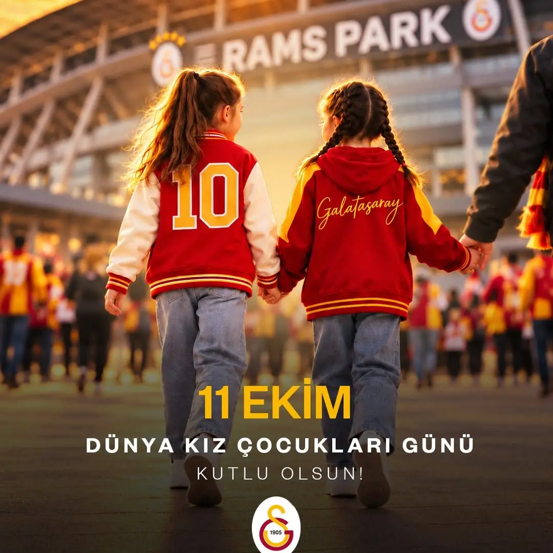Bugün Dünya Kız Çocukları Günü! Galatasaray Spor Kulübü Kutluyor