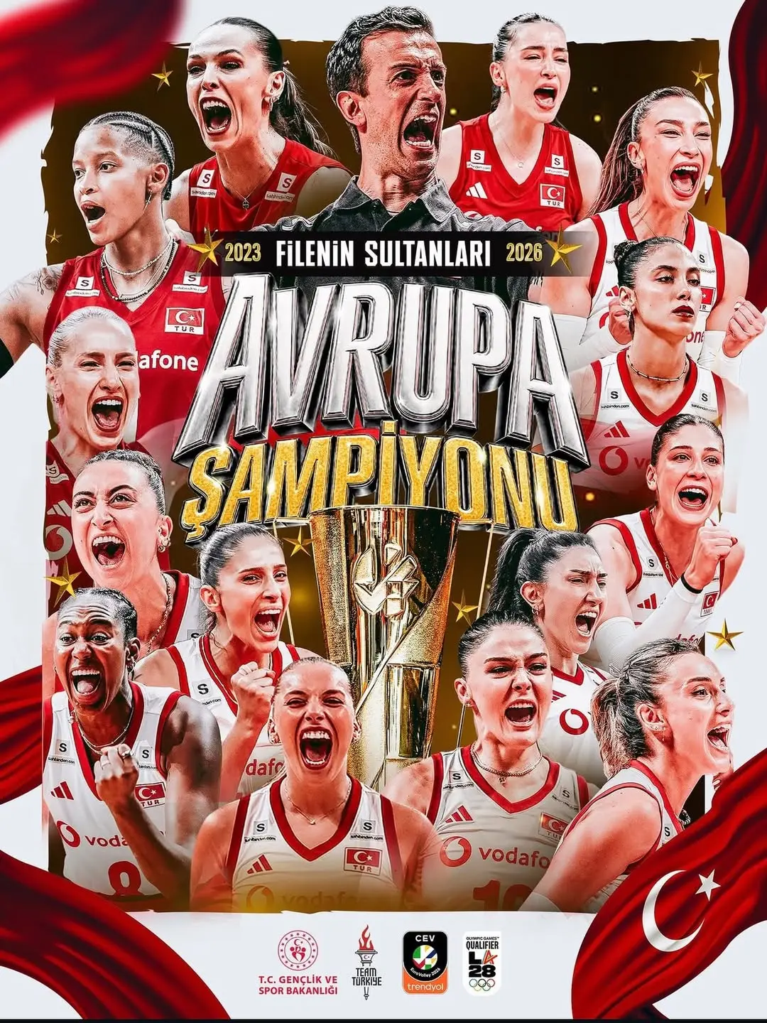 Filenin Sultanları Avrupa Şampiyonu Oldu