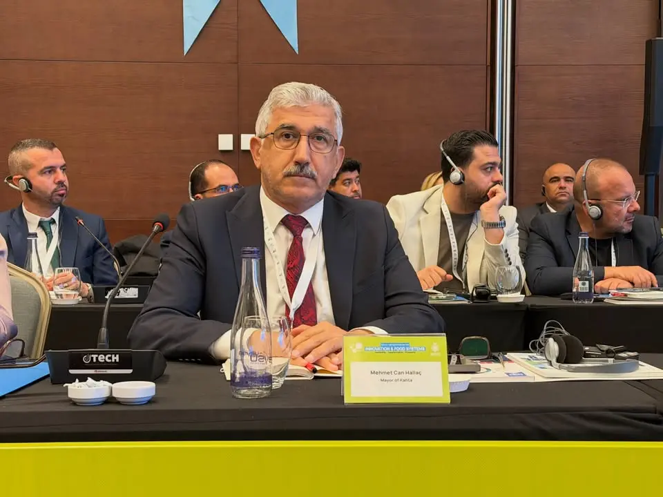Kahta Belediyesi Başkanı Mehmet Can Hallaç, UCLG-MEWA Yenilikçilik ve Gıda Sistemleri Forumu'na Katıldı