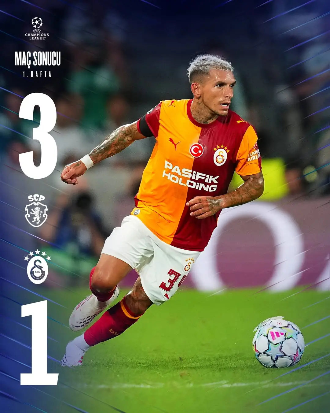 Galatasaray Futbol Takımı Sporting CP Karşısında Mağlup Oldu