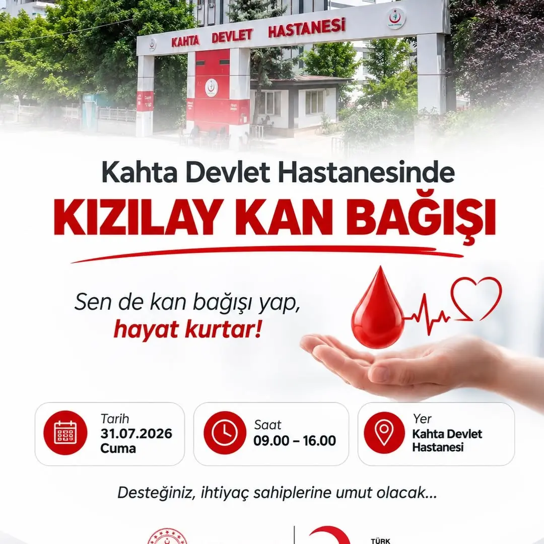 Kahta Devlet Hastanesi Kan Bağışı Kampanyası Düzenliyor