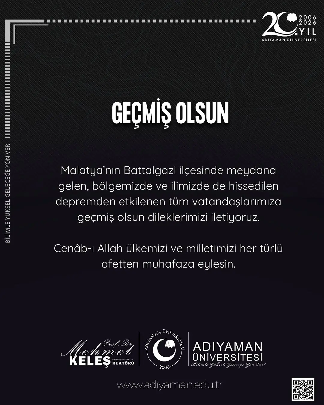Malatya'nın Battalgazi İlçesinde Deprem: Geçmiş Olsun Dilekleri