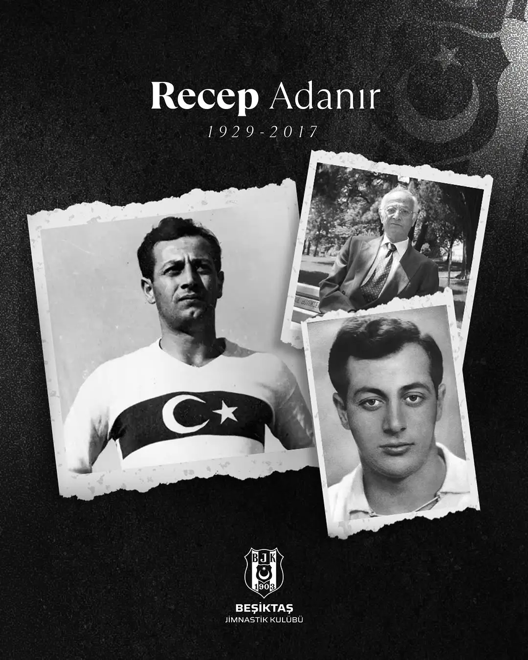 Beşiktaş JK Resmi Instagram Hesabı'ndan Baba Recep Adanır Anma Paylaşımı