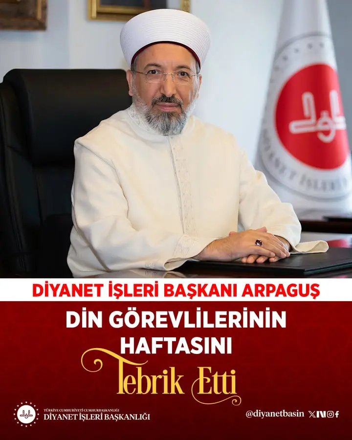 Diyanet İşleri Başkanı Prof. Dr. Safi Arpaguş: Camiler İnancımızın ve Medeniyetimizin Görkemli Sembolleridir