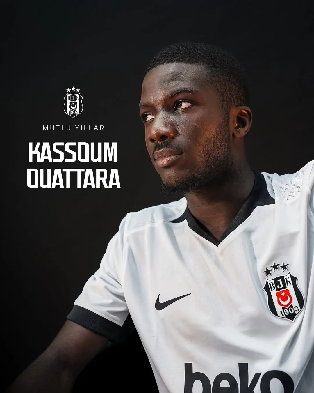 Beşiktaş'ın Futbolcusu Kassoum Ouattara'nın Doğum Günü Kutlandı