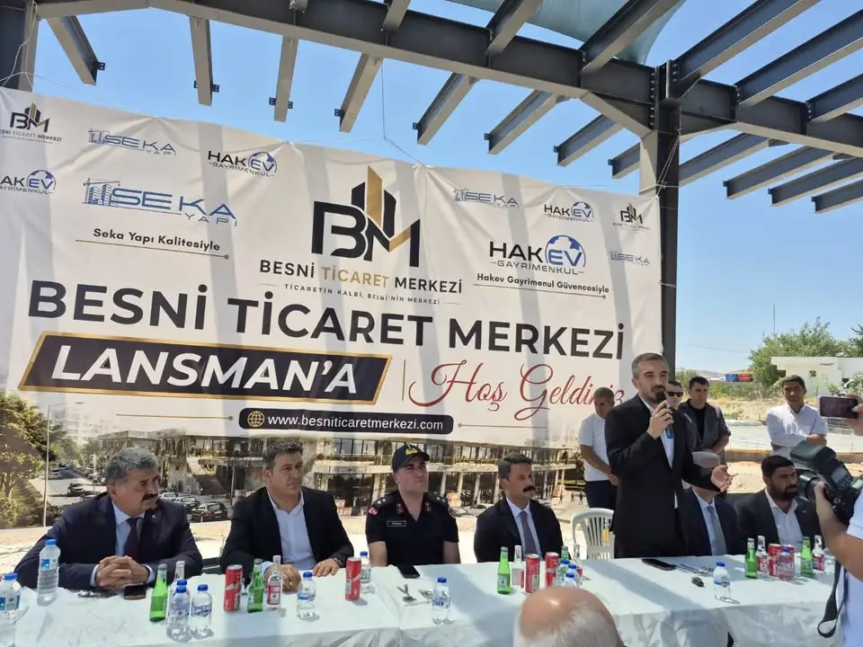 Adıyaman Ticaret ve Sanayi Odası'nın Besni Ticaret Merkezi Temel Atma Törenine Katılımı