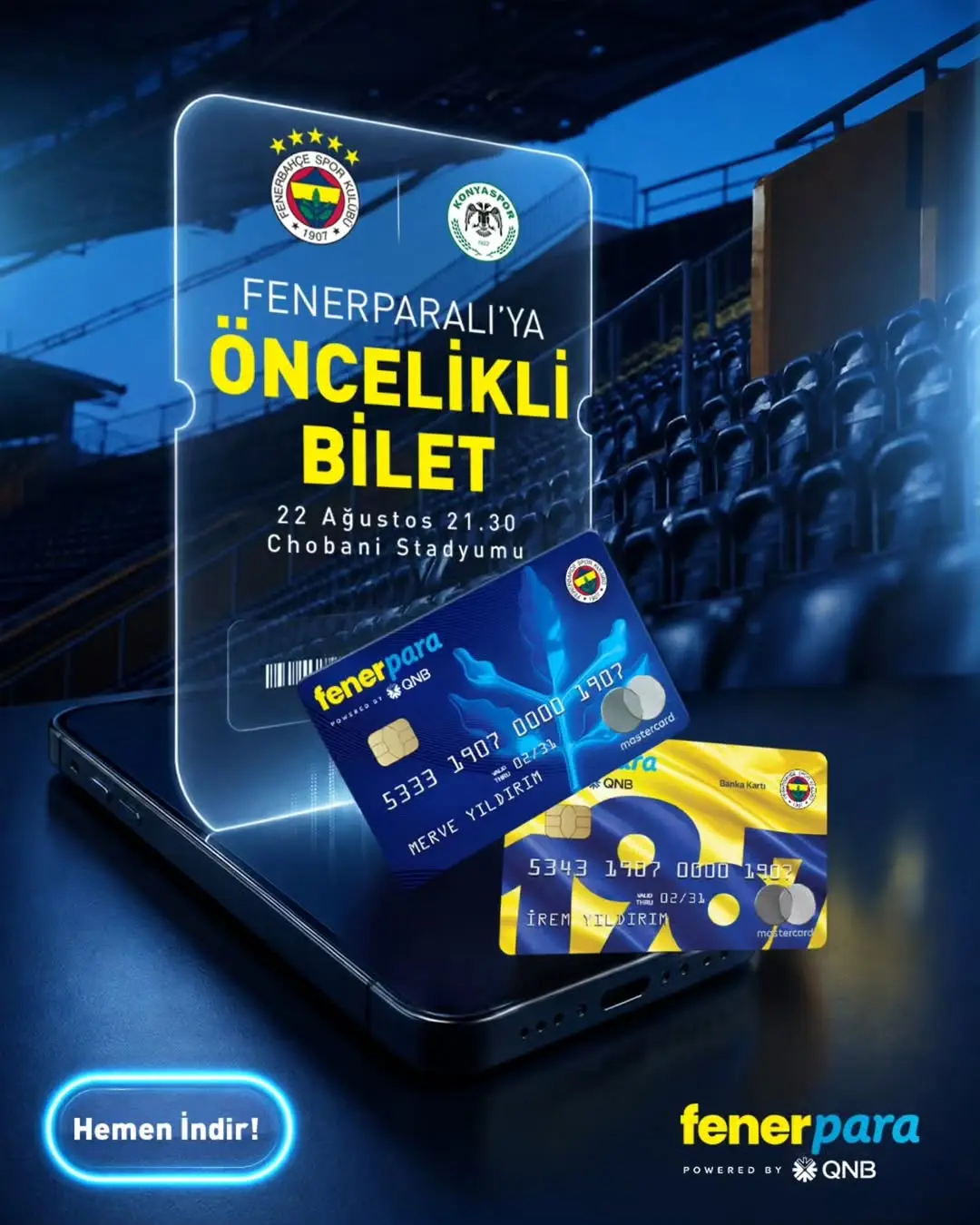Fenerbahçe'den Fenerpara Üyelerine Özel Bilet Hakkı!