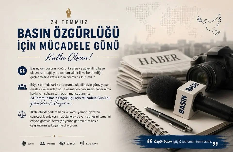 24 Temmuz Basın Özgürlüğü İçin Mücadele Günü Kutlaması
