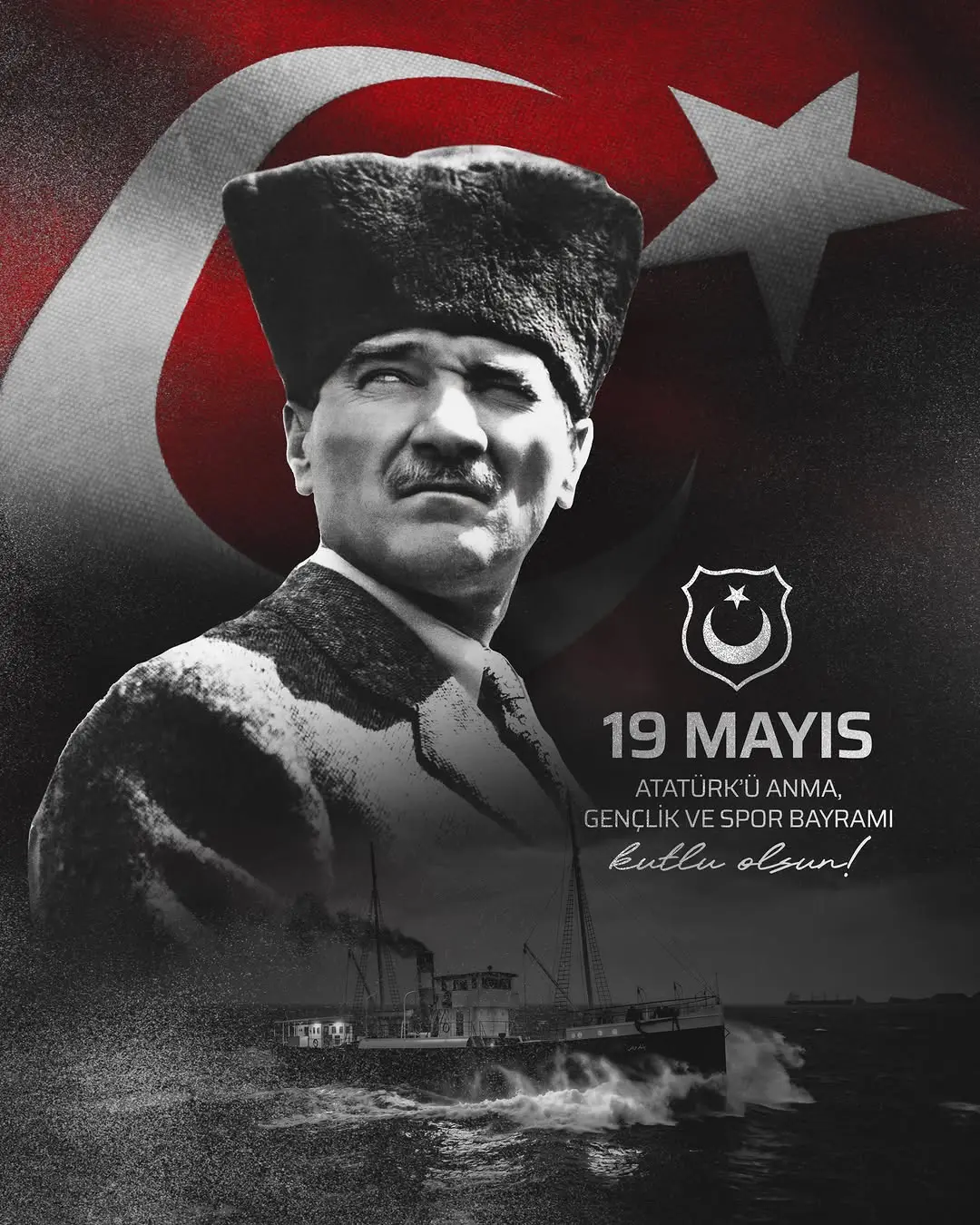 Beşiktaş JK Resmi Instagram Hesabı'ndan Cumhuriyet Bayramı Paylaşımı