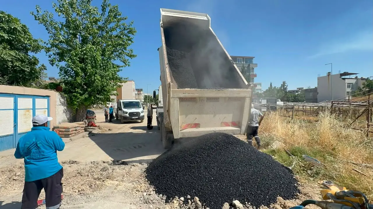 Adıyaman Belediyesi Altyapı Çalışmalarını Sürdürüyor