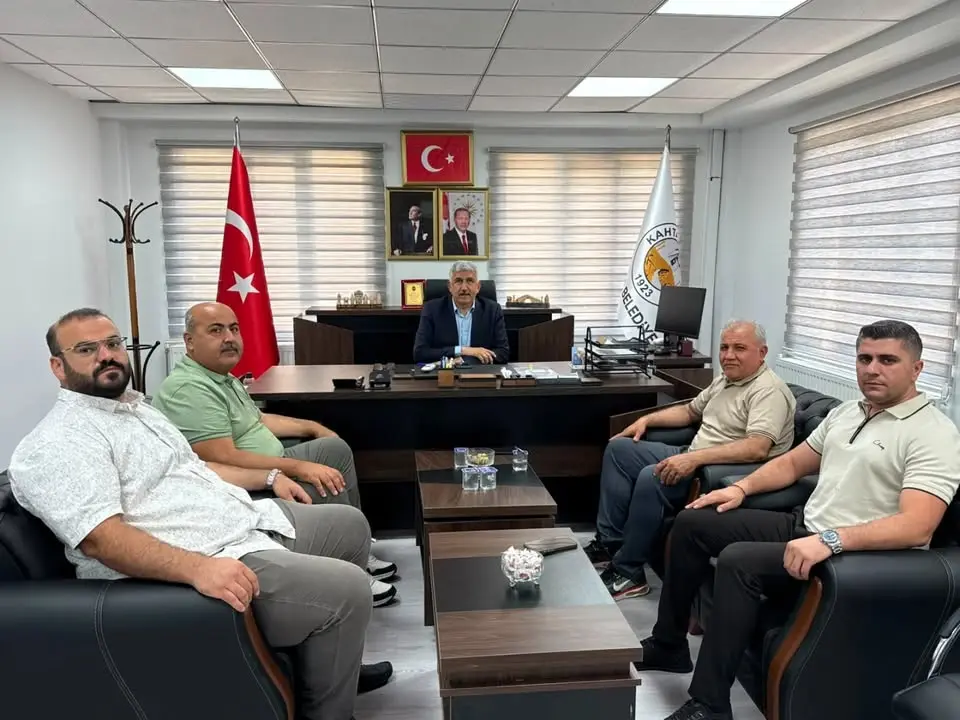 Kahta Belediye Başkanı Mehmet Can Hallaç'a MHP Kahta İlçe Başkanlığı Görevinden Ziyaret