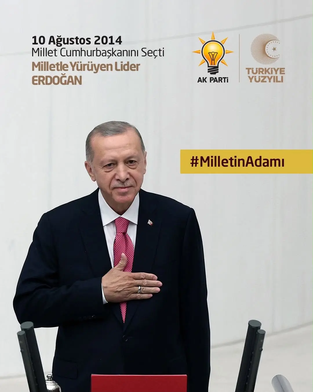10 Ağustos 2014: Milletin Adam Seçildi
