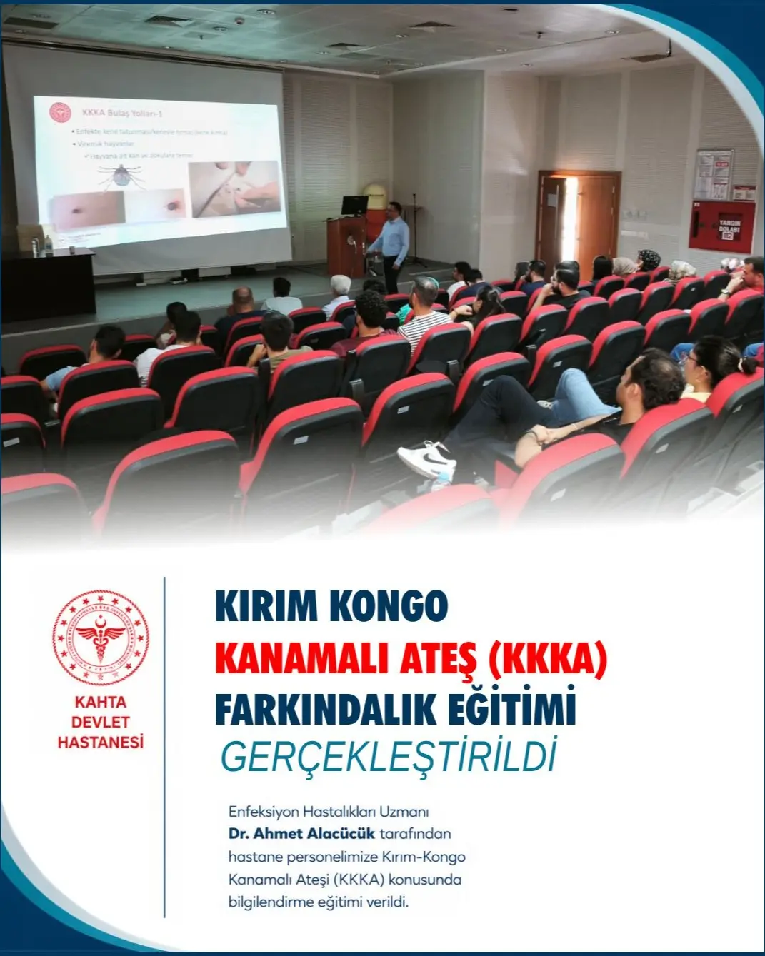 Kahta Devlet Hastanesi'nden KKKA Farkındalık Eğitimi