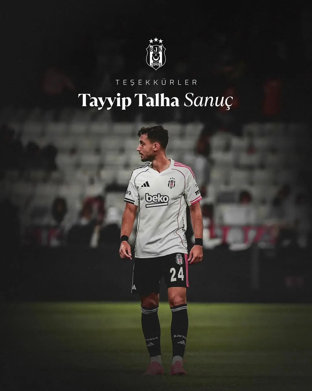 Beşiktaş JK Resmi Instagram Hesabı'ndan Resmi Açıklama | Tayyip Talha Sanuç Transferi