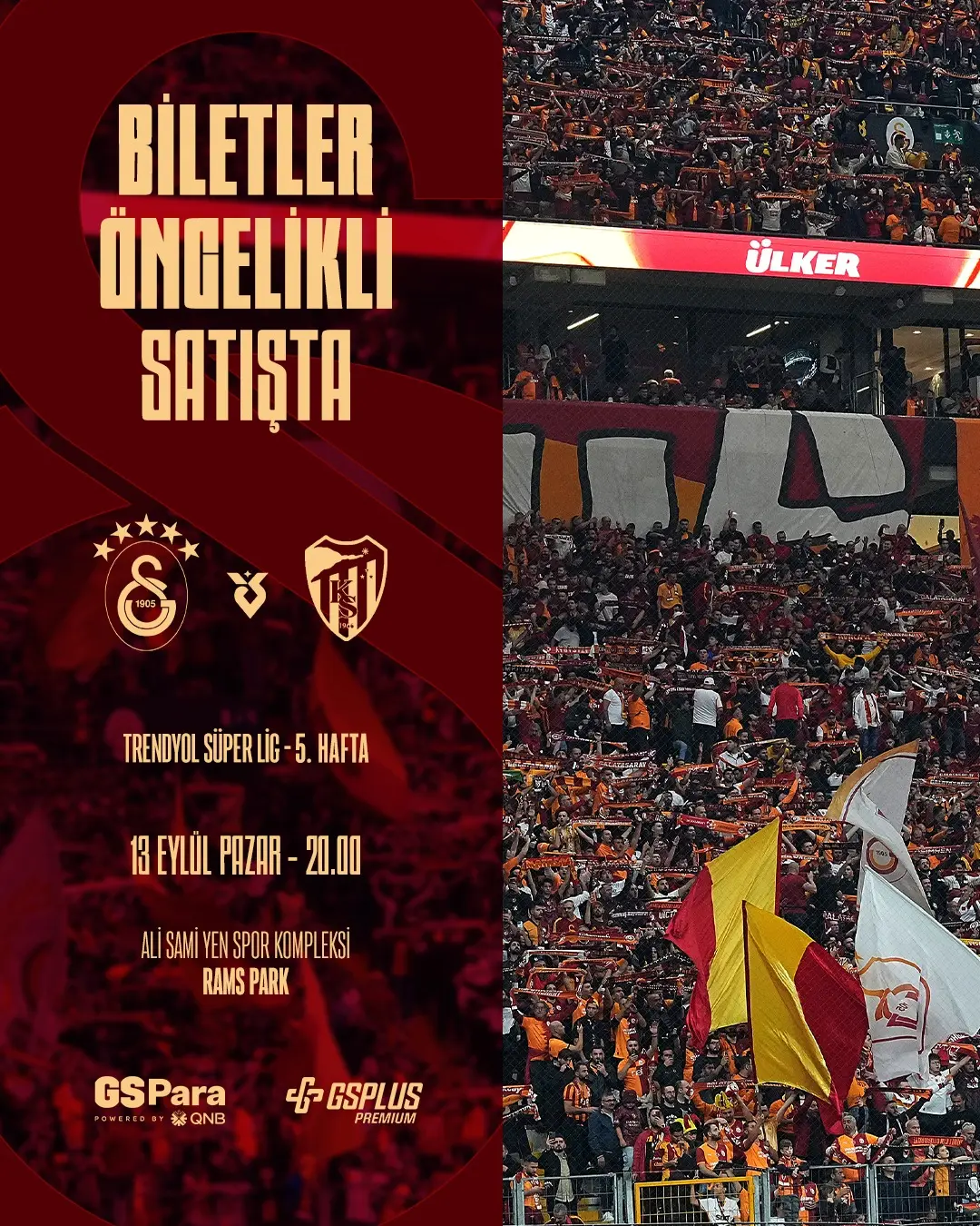 Galatasaray'ın Kocaelispor Maçı Biletleri Satışta!