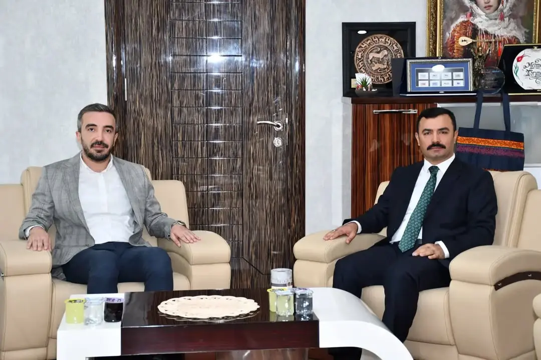 Kahta Kaymakamı Mehmet Üsame Soysal, ATSO Yönetim Kurulu Başkanı Mehmet Torunoğlu'nu Ziyaret Etti