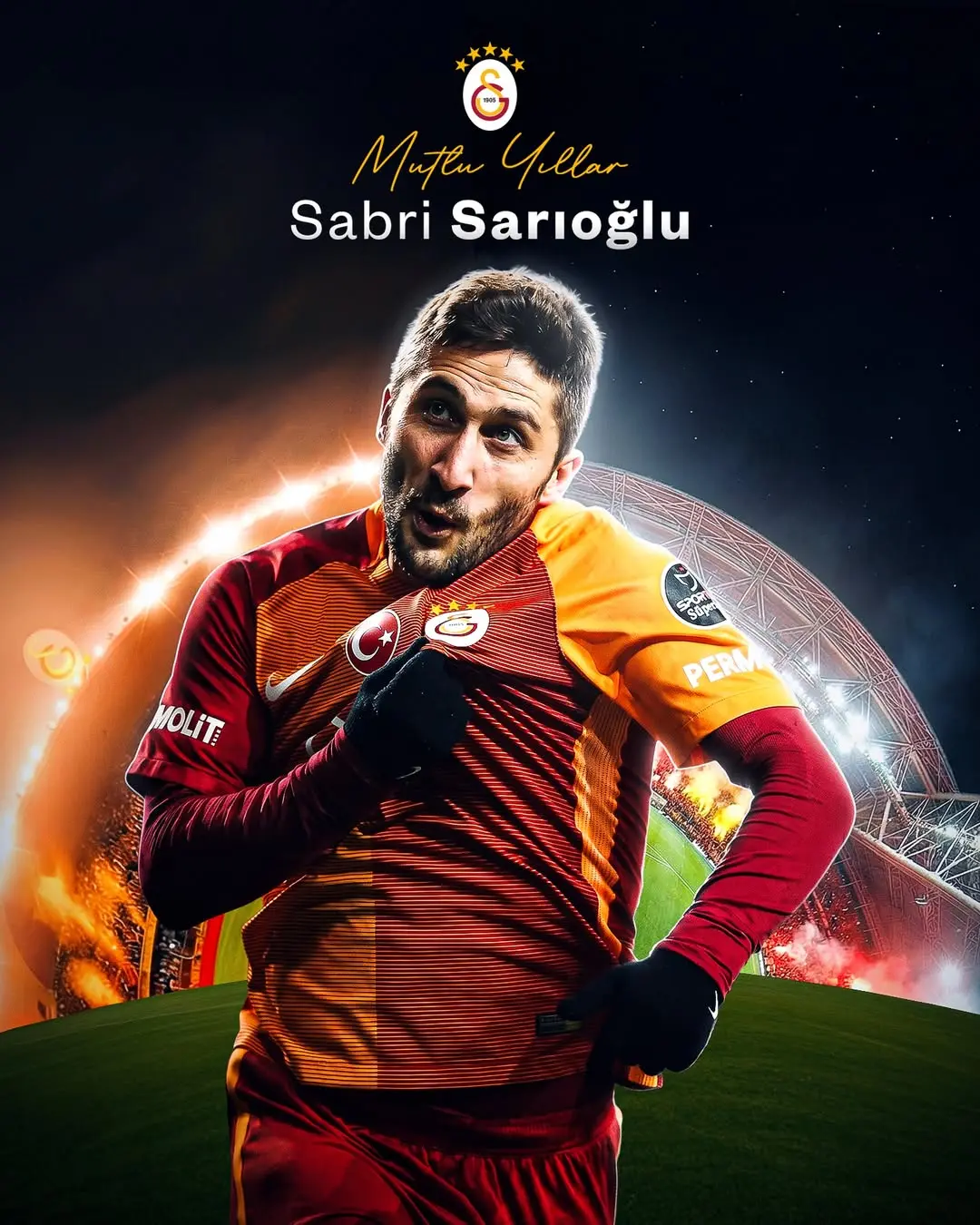 Galatasaraylı Sabri Sarıoğlu'nun 42. Yaşını Kutluyor!