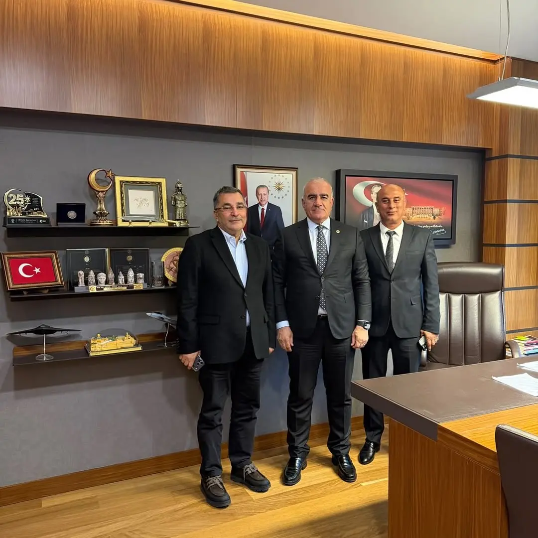 Başkanlar Huzeyfe Durmaz ve Mehmet Ölmez, Milletvekili Hüseyin Özhan'ı Ziyaret Etti