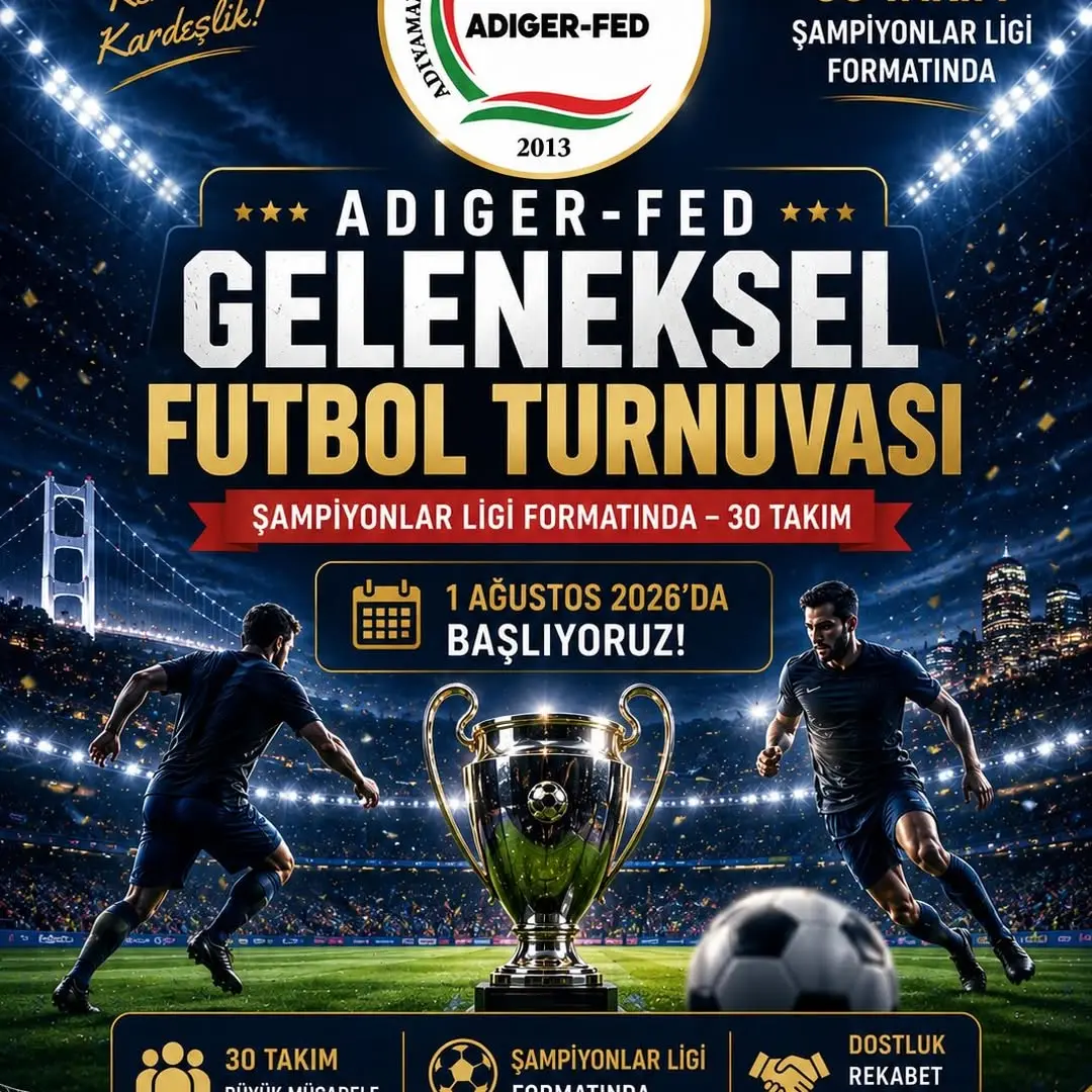 Gergerliler Federasyonu Futbol Turnuvası için Başvurular Başlıyor