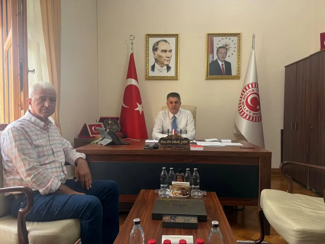 TBMM Başkanlık Divan Katip Üyesi Doç. Dr. İshak Şan'dan Ziyaret Teşekkürü