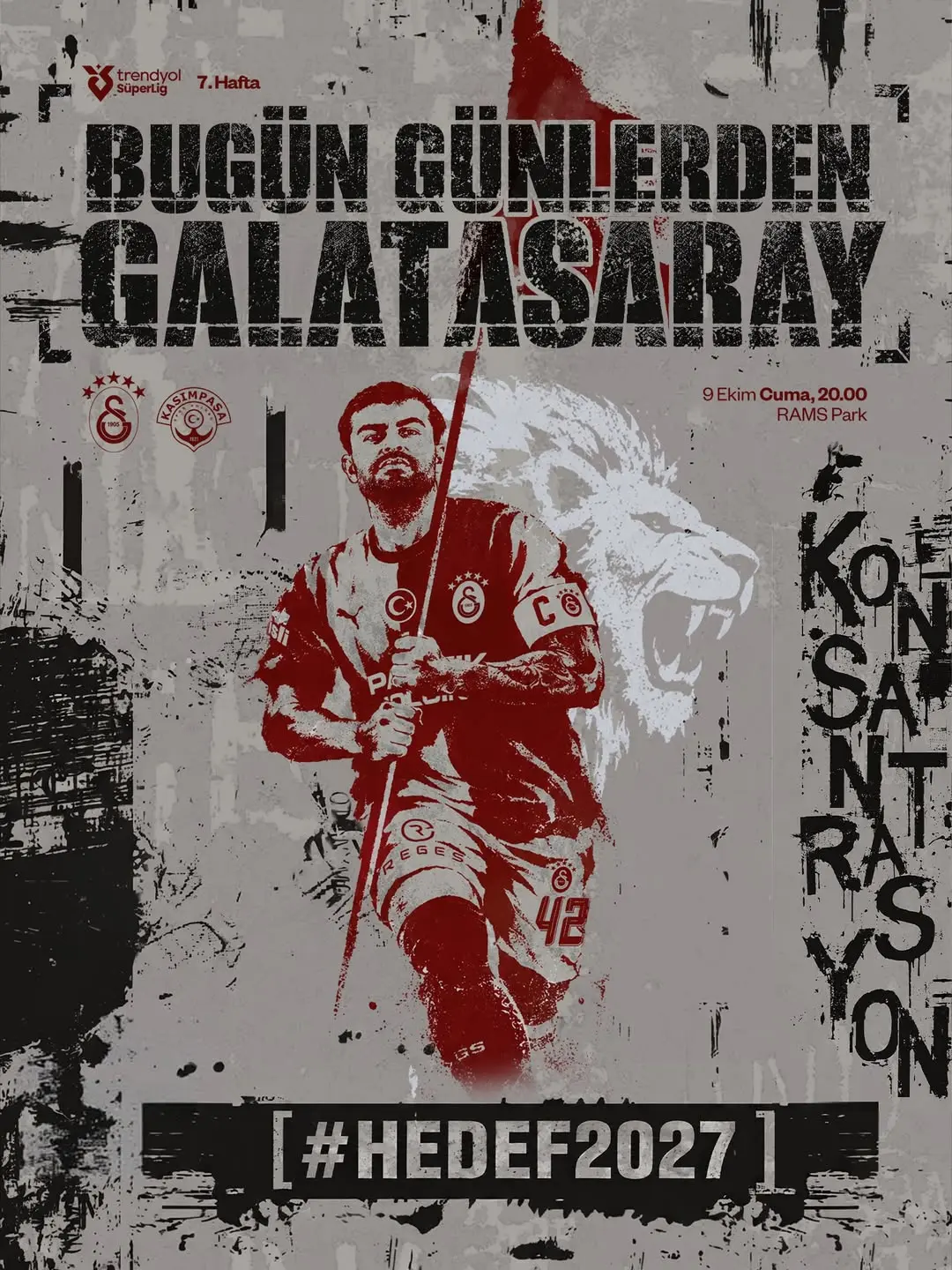 Galatasaray, Kasımpaşa ile Trendyol Süper Lig'de Karşılaşacak