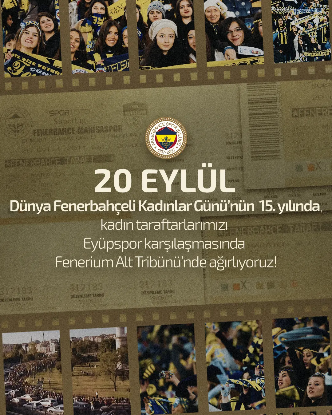 Fenerbahçe, Dünya Kadınlar Günü'nde Kadın Taraftarlarıyla Buluşuyor