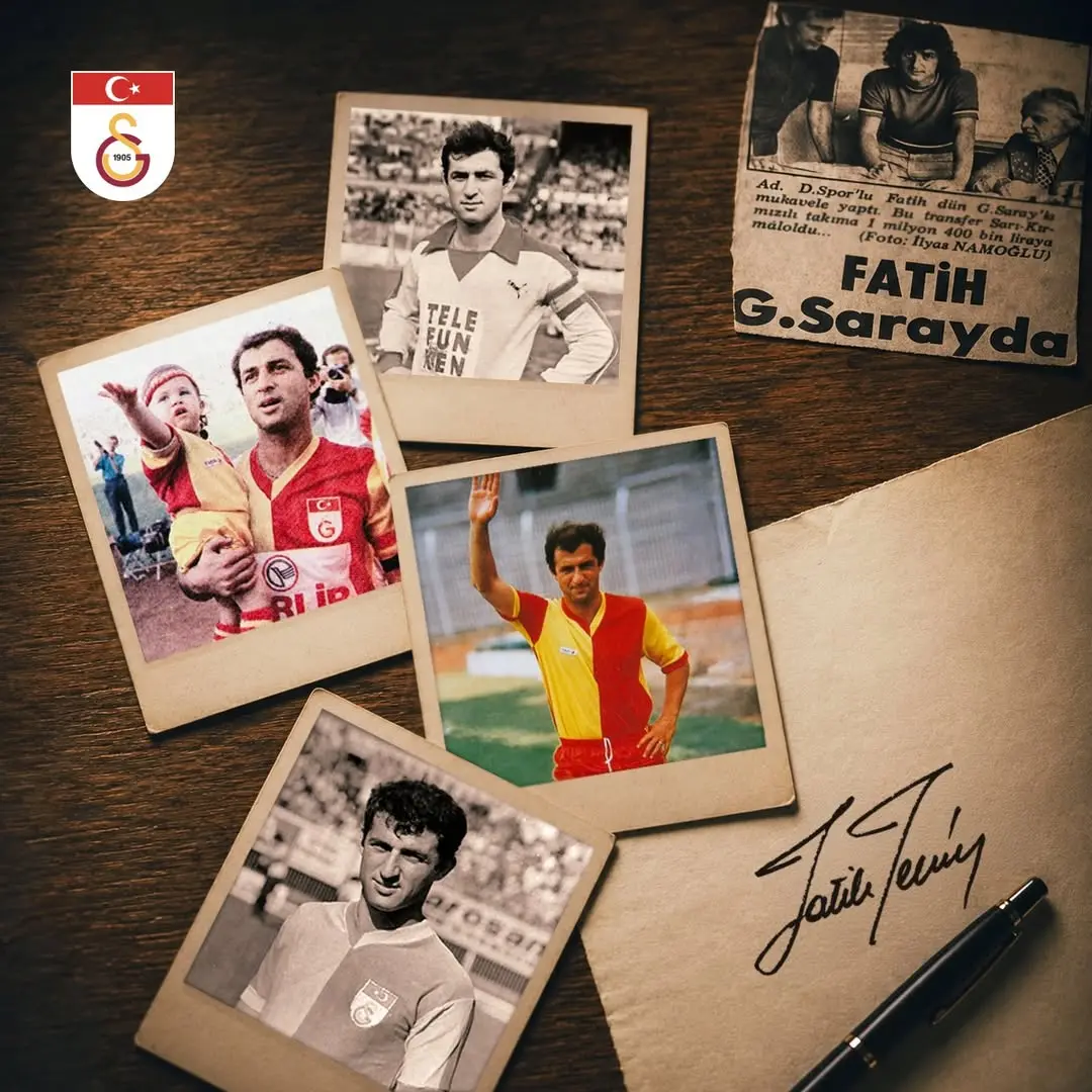 Fatih Terim 52 Yıl Önce Galatasaray'a İlk İmzasını Attı