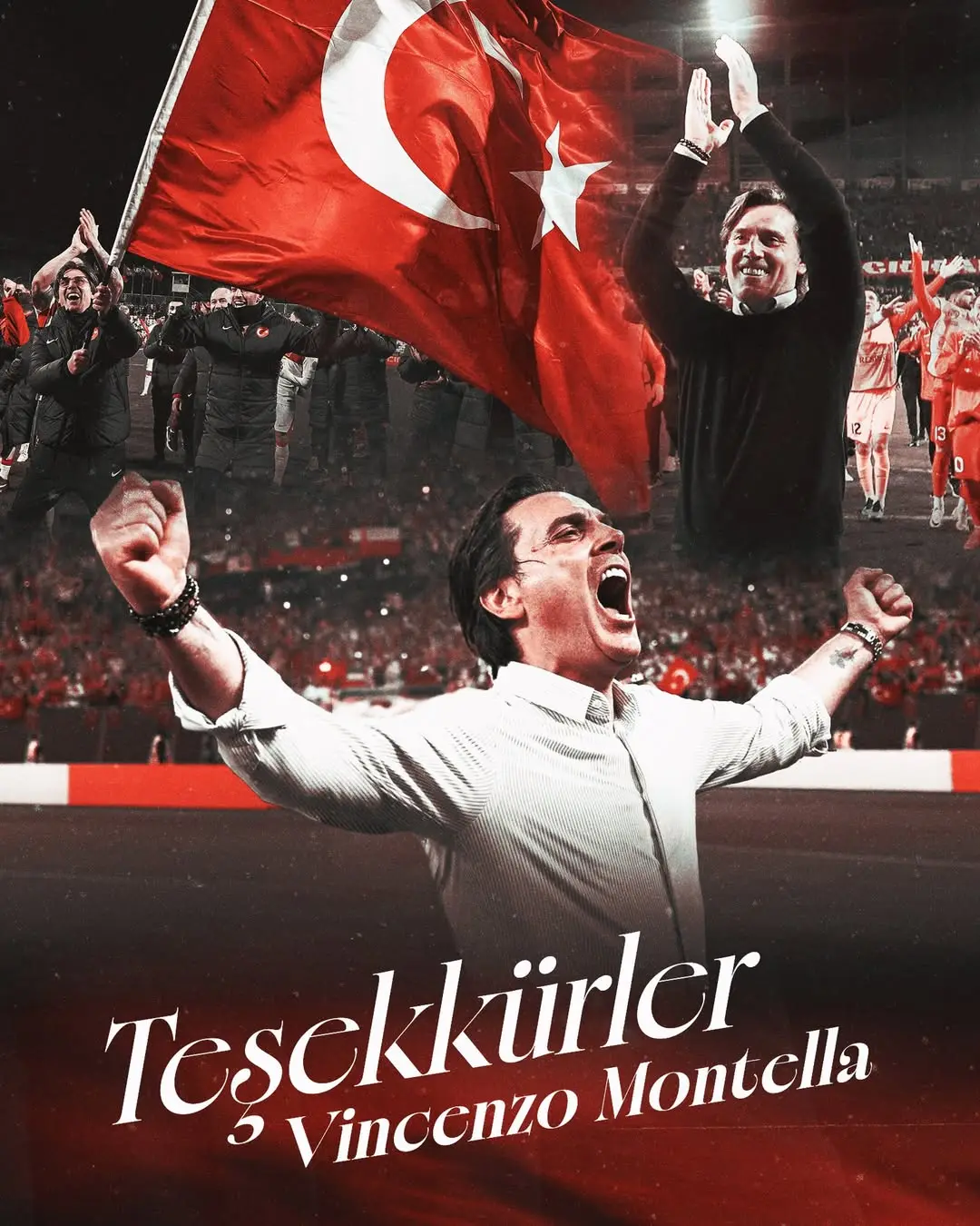 Türkiye Futbol Federasyonu Yönetim Kurulu Vincenzo Montella İle Yollarını Ayırdı