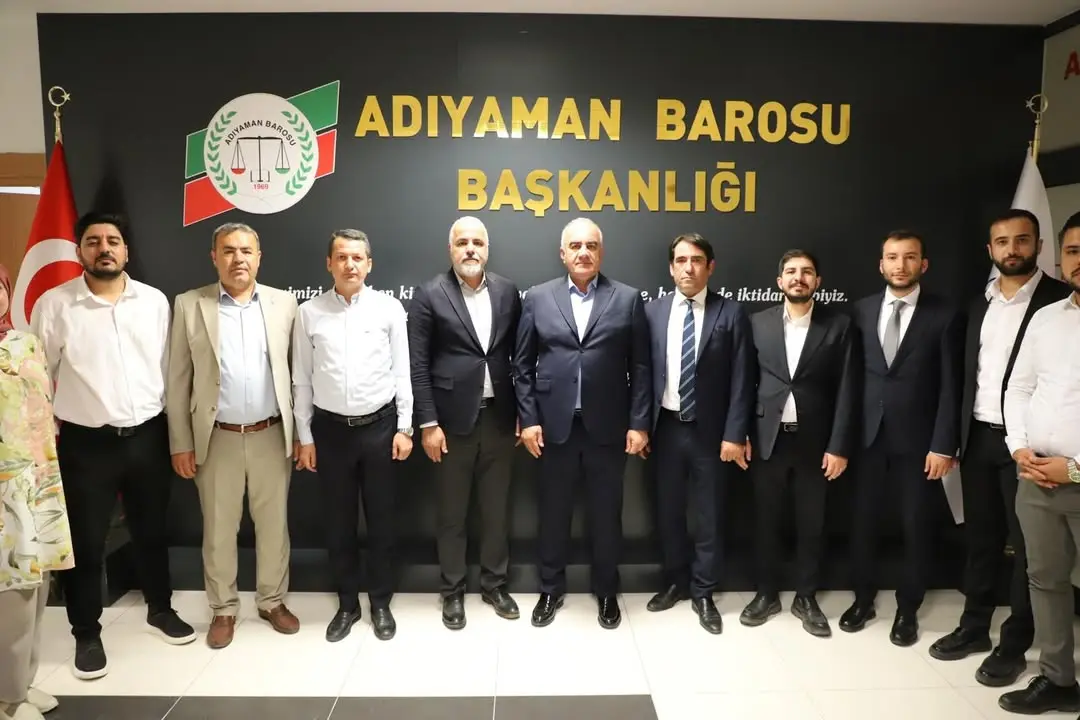 Adıyaman Baro Başkanı ve Teşkilat Mensupları Arasında Verimli Görüşme