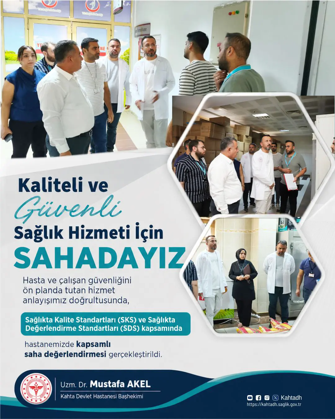 Kahta Devlet Hastanesi: Kaliteli ve Güvenli Sağlık Hizmeti İçin Sahadayız