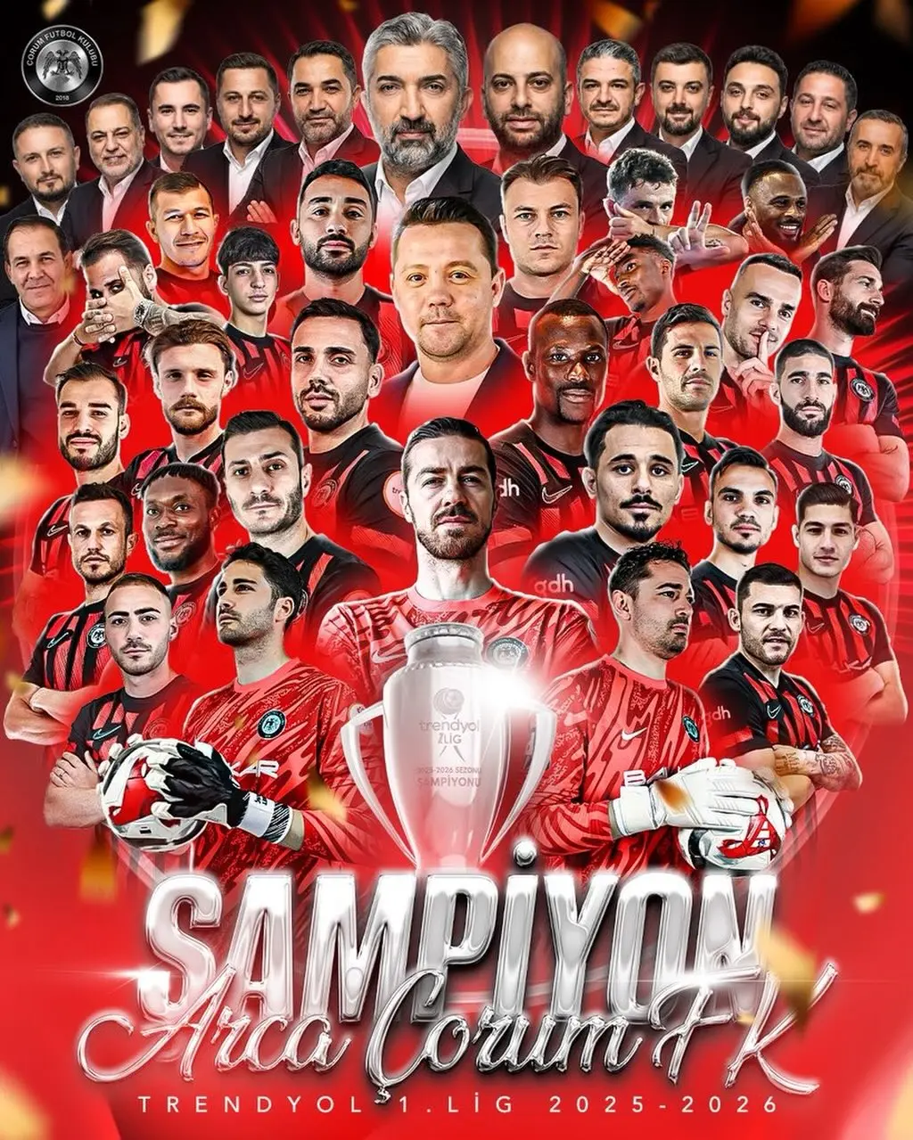 Çorum FK'nın Süper Lig'e Yükselişi Kutlandı