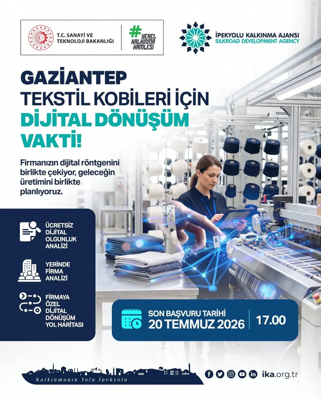 Tekstilde Dijital Dönüşüm Başlıyor: Gaziantep'te KOBİ'lere Özel Program