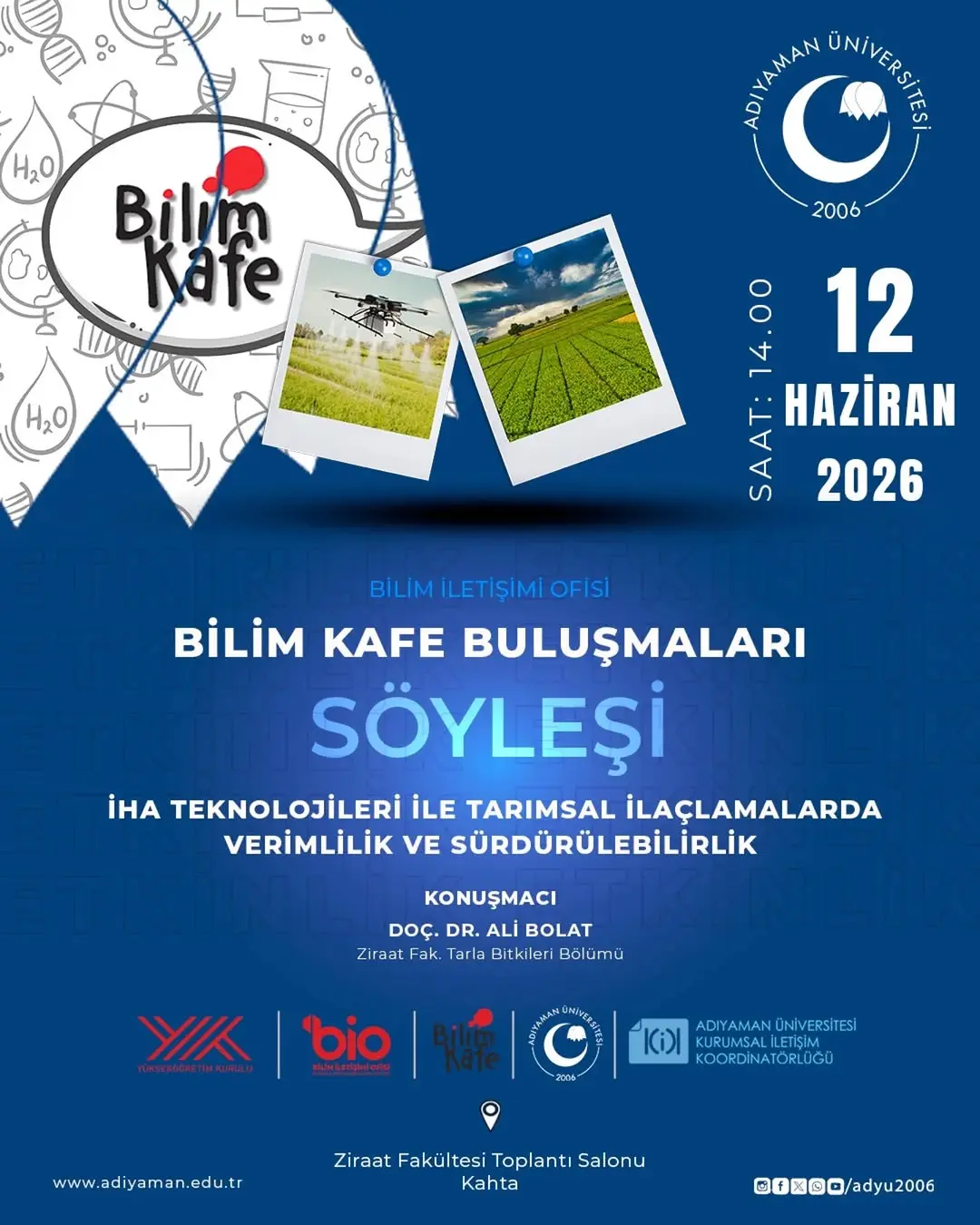Adıyaman Üniversitesi'nin Düzenlediği Bilim Kafe Buluşmaları Devam Ediyor
