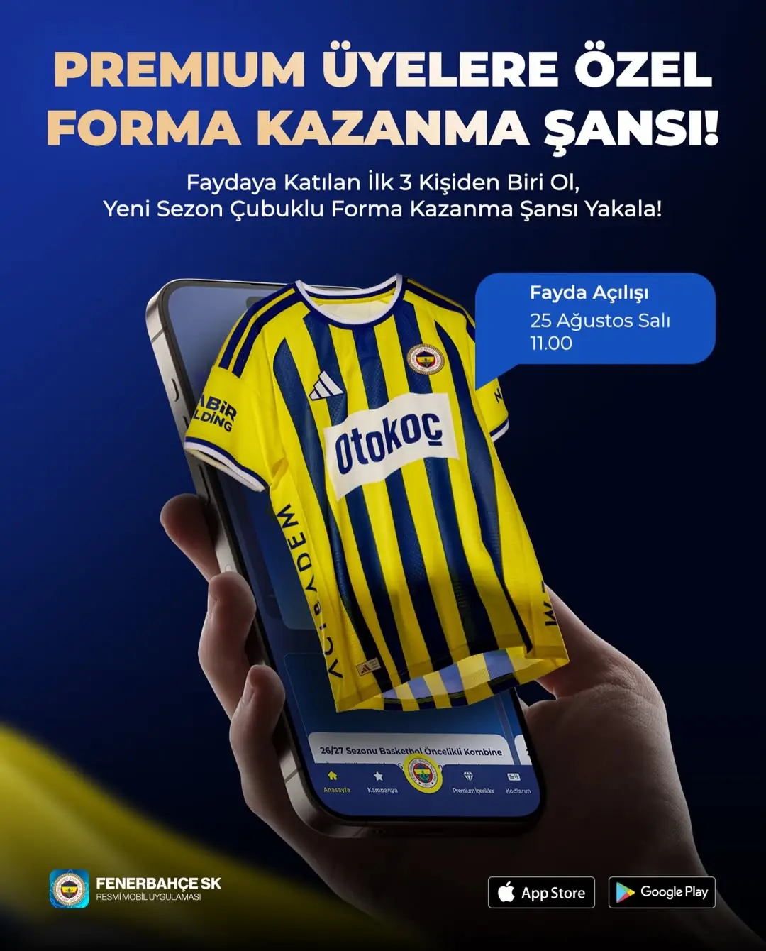 Fenerbahçe'den Premium Üyelere Özel Forma Fırsatı!