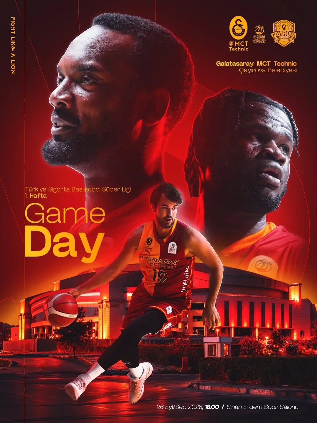 Galatasaray MCT Technic - Çayırova Belediyesi Maçı Bugün