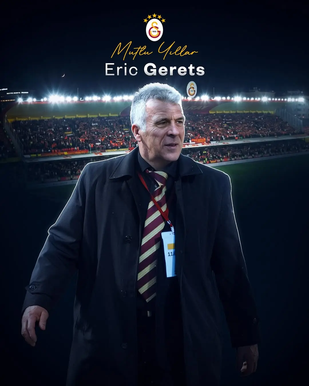 Galatasaray Spor Kulübü'nden Eric Gerets'e Doğum Günü Kutlaması