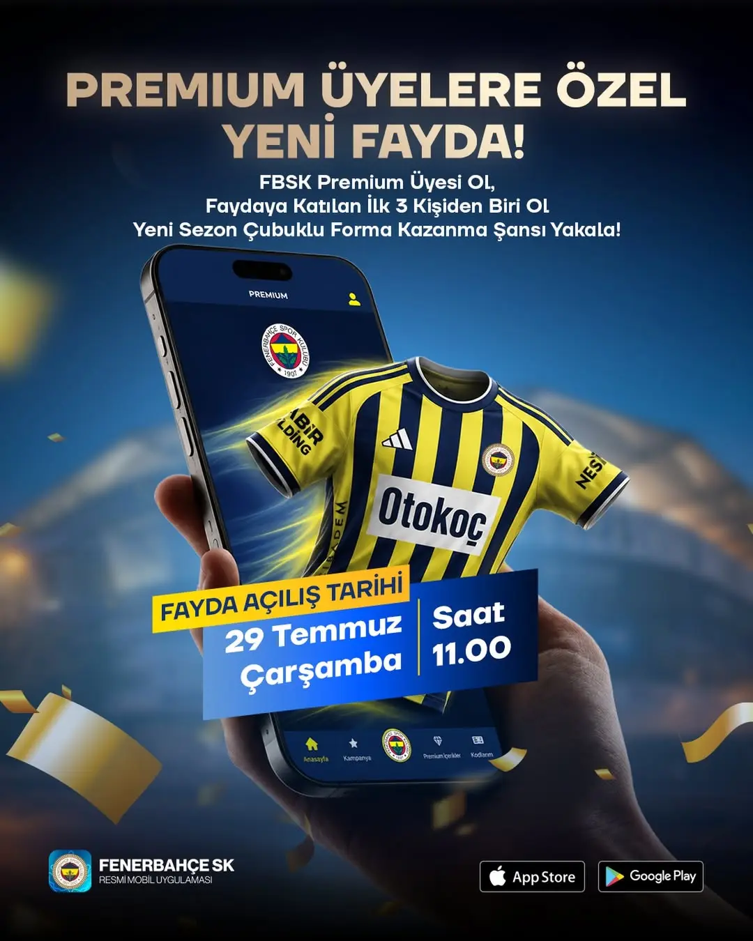Fenerbahçe Spor Kulübü'nden Premium Üyelere Özel Kampanya!
