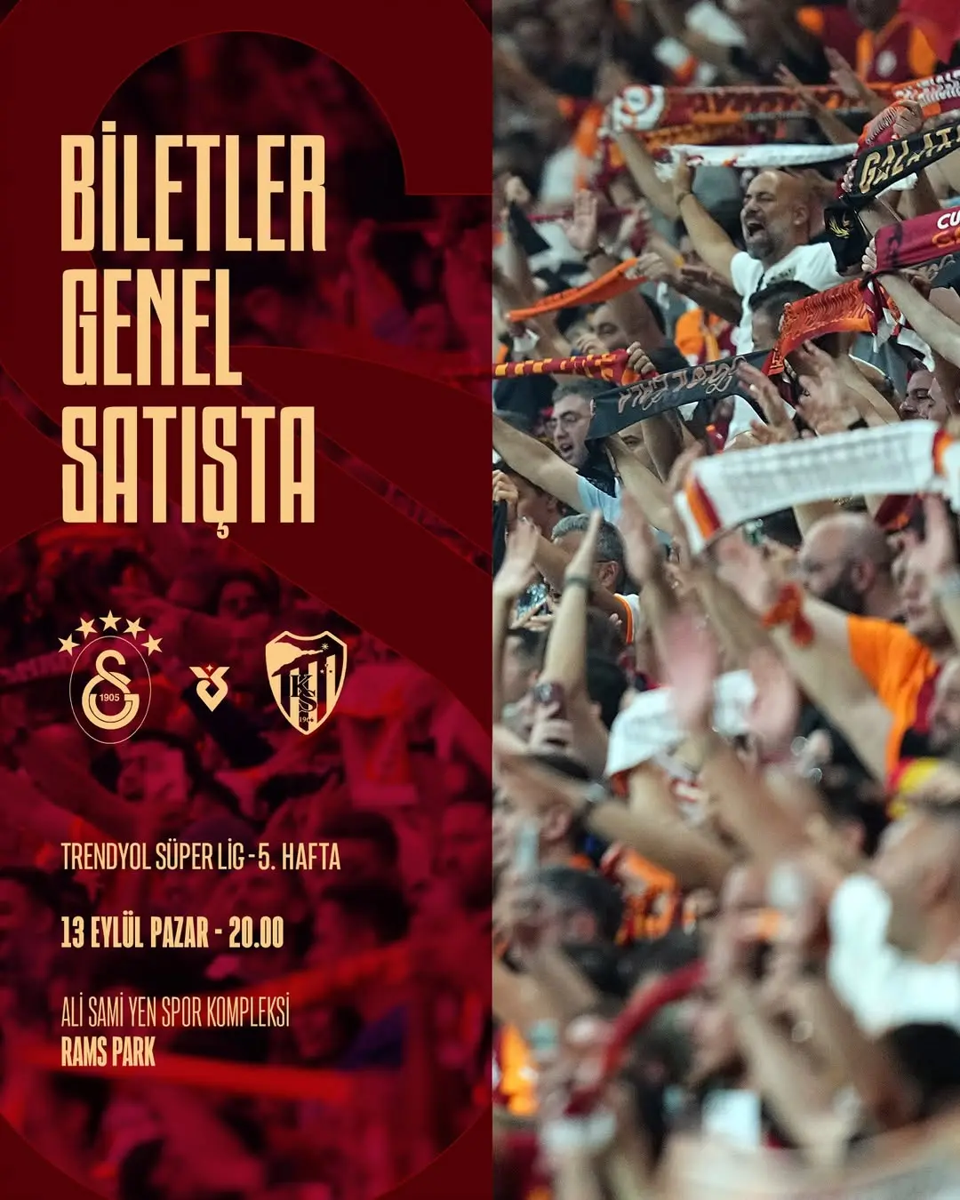 Galatasaray, Kocaelispor Maçı İçin Biletleri Satışa Çıkardı