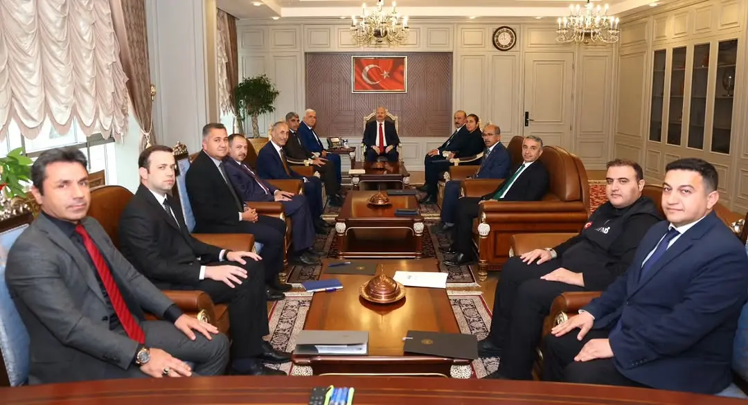 Adıyaman Valiliği İçişleri Birim Müdürlerini Kabul Etti